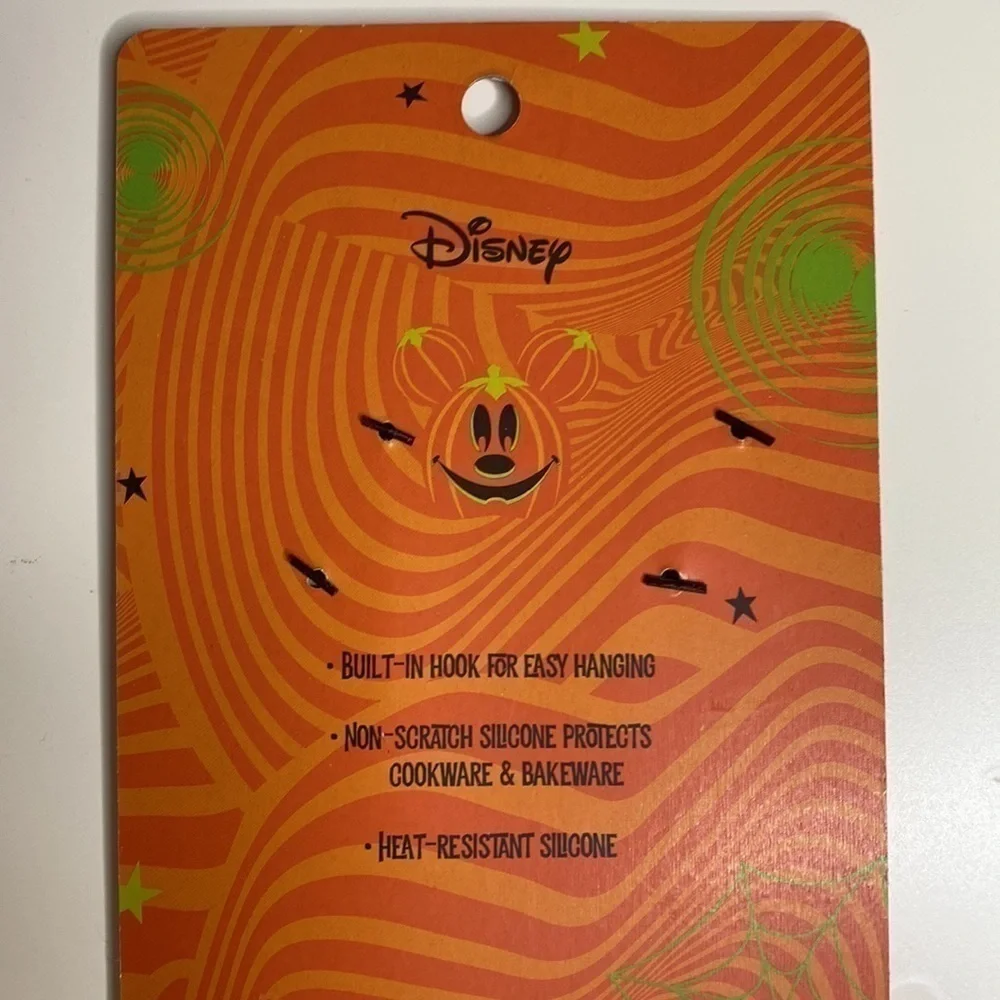 NWT DISNEY HALLOWEEN BOO MICKEY & MINNIE SILICONE SPATULA & SPOON SET